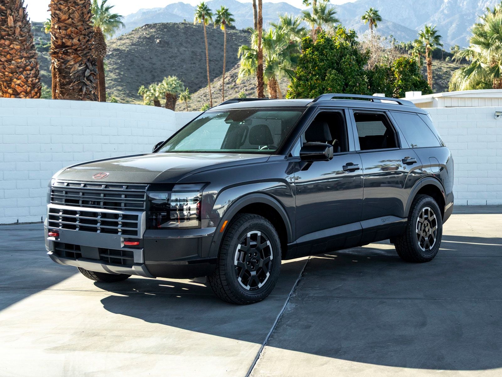 2026 Hyundai PALISADE XRT Pro in Ecotronic Gray Pearl — front three-quarter view