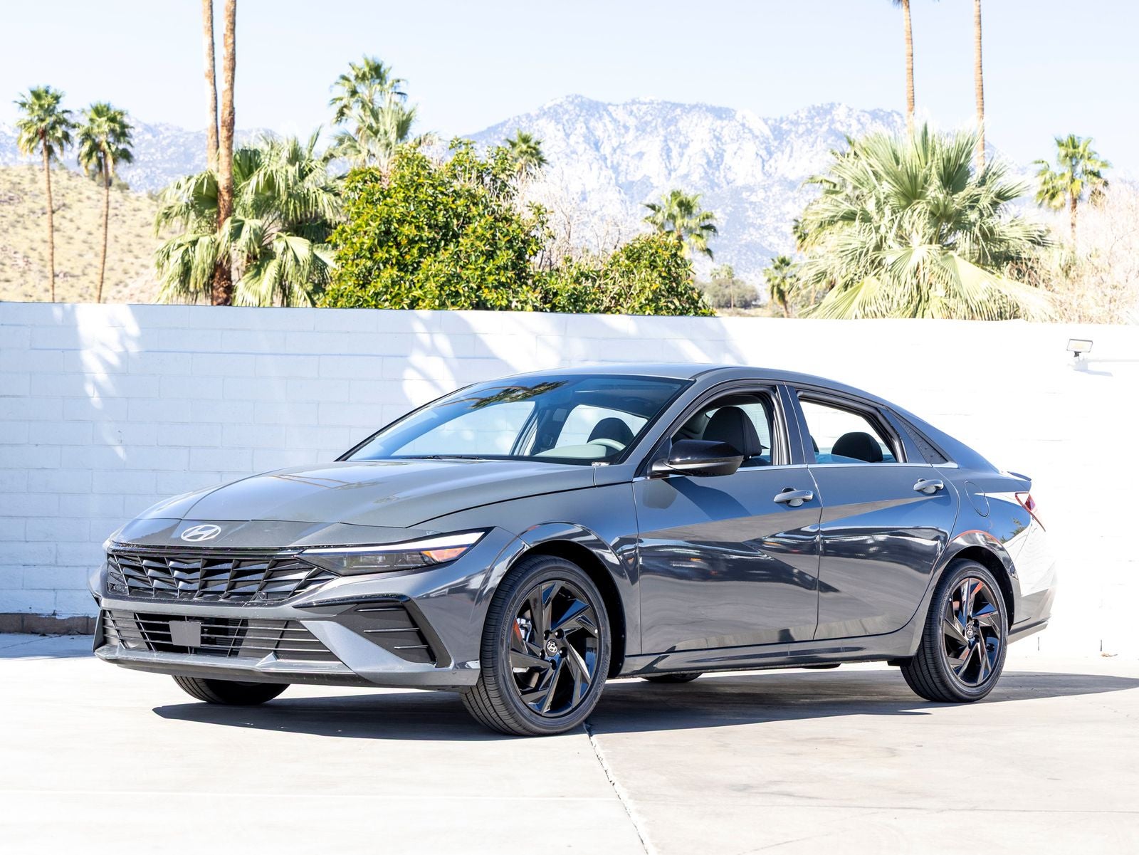 2026 Hyundai ELANTRA SEL Sport in Ecotronic Gray — front three-quarter view