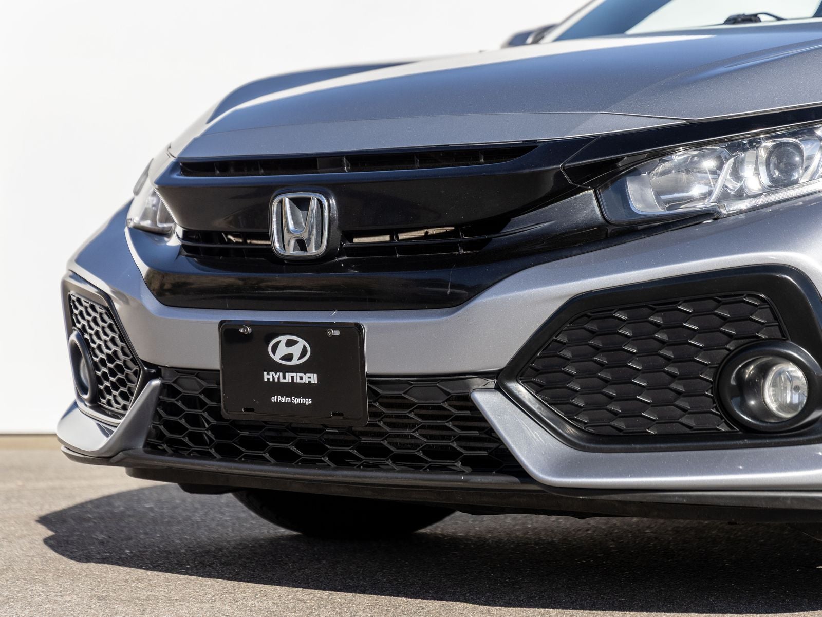 2018 Honda Civic — rear three-quarter view