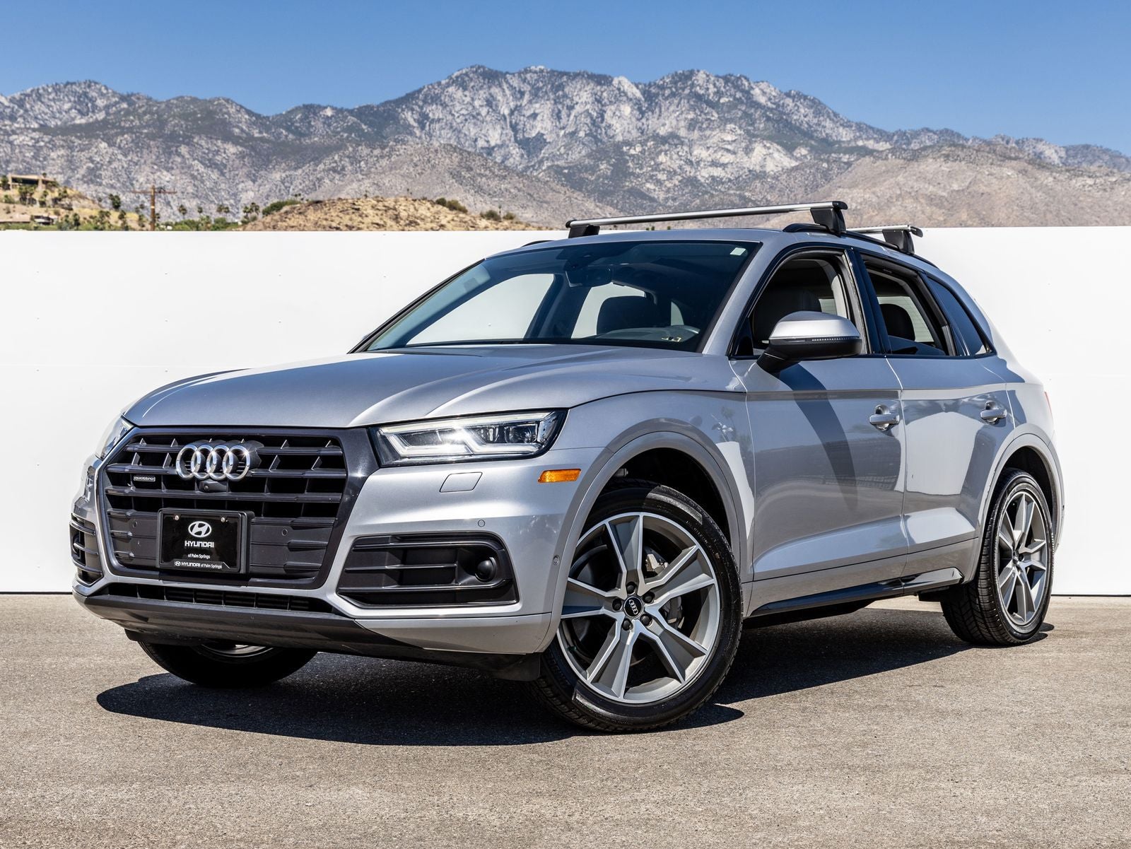 2019 Audi Q5 2.0T Prestige quattro in Silver Metallic — front three-quarter view